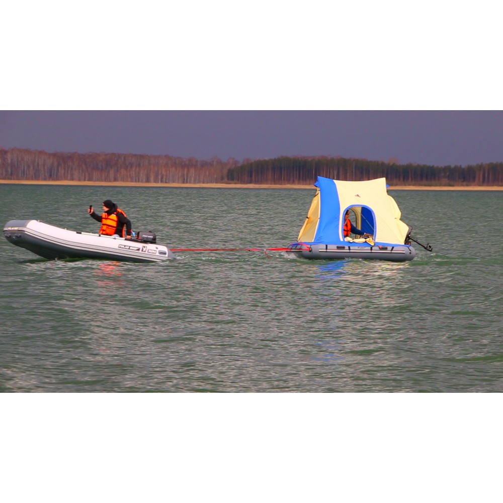 Надувной плот-палатка Polar Bird Raft 260 + Слани стеклокомпозит